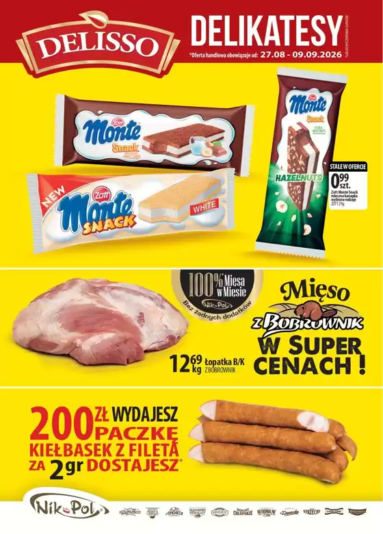 Katalog Delisso Delikatesy | Delisso Delikatesy gazetka | 2026-08-27T00:00:00.000Z - 2026-09-09T00:00:00.000Z