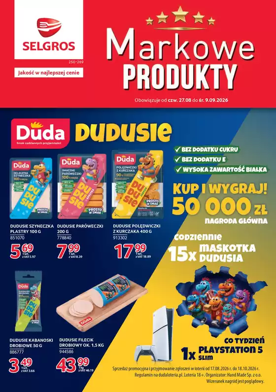 Katalog Selgros | Katalog Markowe Produkty | 2026-08-27T00:00:00.000Z - 2026-09-09T00:00:00.000Z