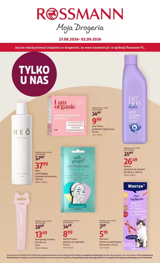 Katalog Rossmann | Rossmann gazetka | 2026-08-27T00:00:00.000Z - 2026-09-02T00:00:00.000Z