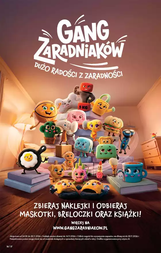Katalog Biedronka w: Zegrze Południowe | Gang zaradniakow od 24.08 | 2026-08-24T00:00:00.000Z - 2026-11-28T00:00:00.000Z