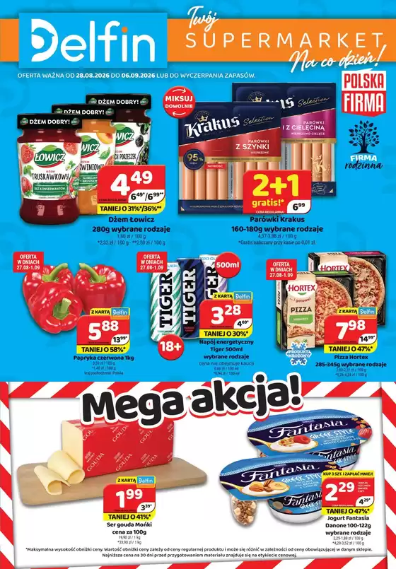 Katalog Delfin | Delfin gazetka | 2026-08-28T00:00:00.000Z - 2026-09-06T00:00:00.000Z