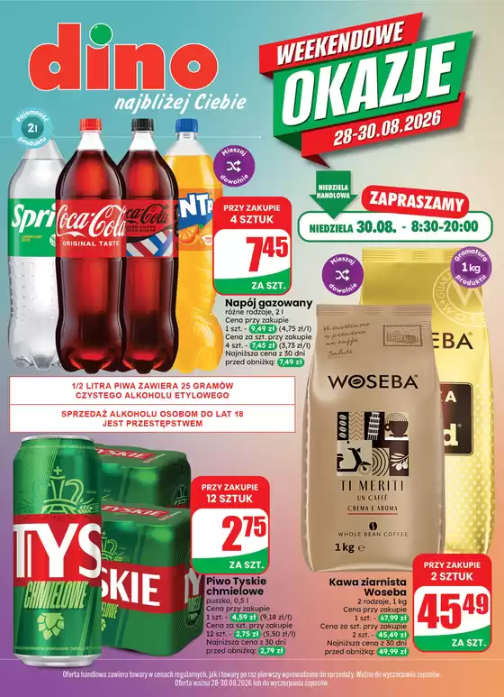 Katalog Dino w: Aleksandrów Kujawski | Dino week v8 | 2026-08-28T00:00:00.000Z - 2026-08-30T00:00:00.000Z