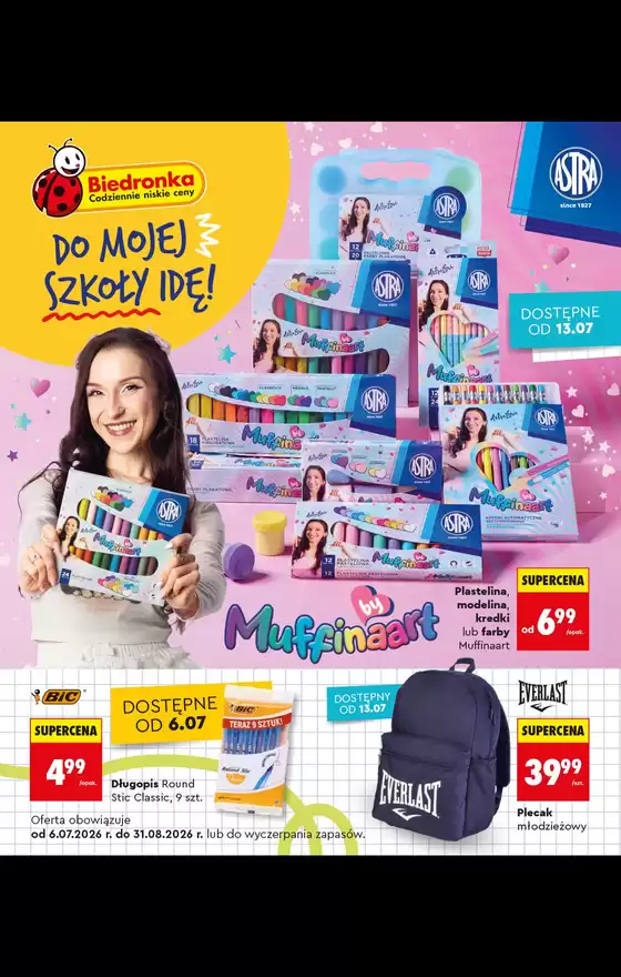 Katalog Biedronka | BTS - oferta od 13.07 | 2026-07-06T00:00:00.000Z - 2026-08-31T00:00:00.000Z