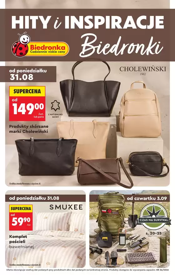 Katalog Biedronka | Hity i inspiracje - 31.08 | 2026-08-28T00:00:00.000Z - 2026-09-11T00:00:00.000Z