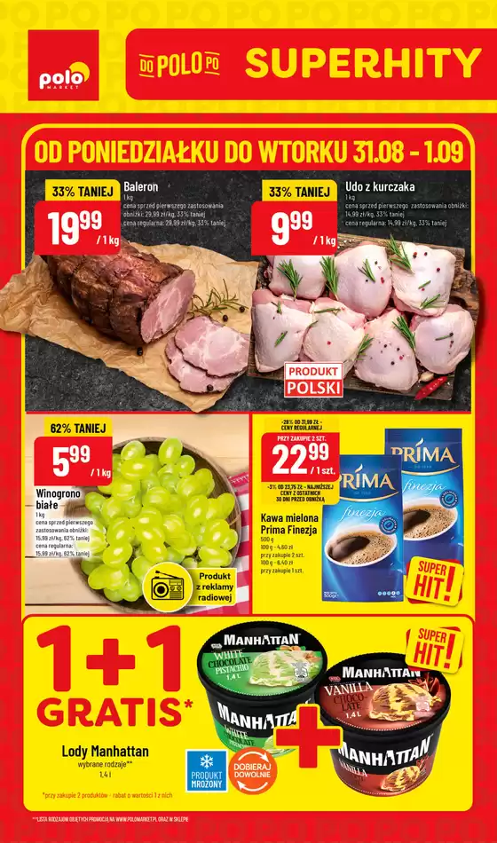 Katalog POLOmarket w: Golub-Dobrzyń | SuperHity POLOmarkt do wtorku 01.09 (G36) | 2026-08-31T00:00:00.000Z - 2026-09-01T00:00:00.000Z