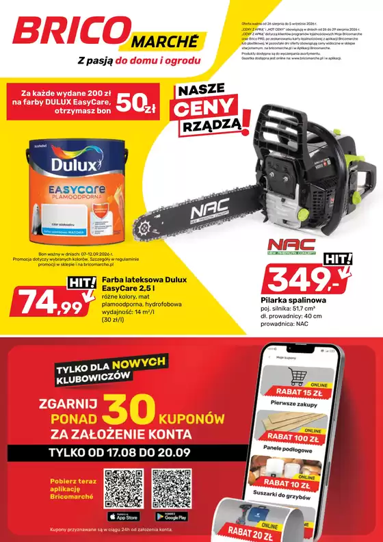Katalog Bricomarche w: Wierzbica | Bricomarche gazetka | 2026-08-26T00:00:00.000Z - 2026-09-05T00:00:00.000Z