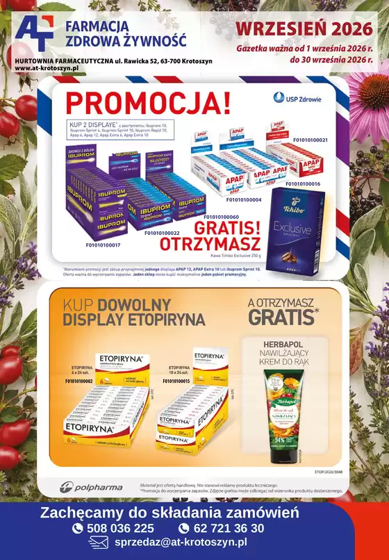 Katalog AT w: Lisewo | gazetka farmacja wrzesien 2026 | 2026-09-01T00:00:00.000Z - 2026-09-30T00:00:00.000Z