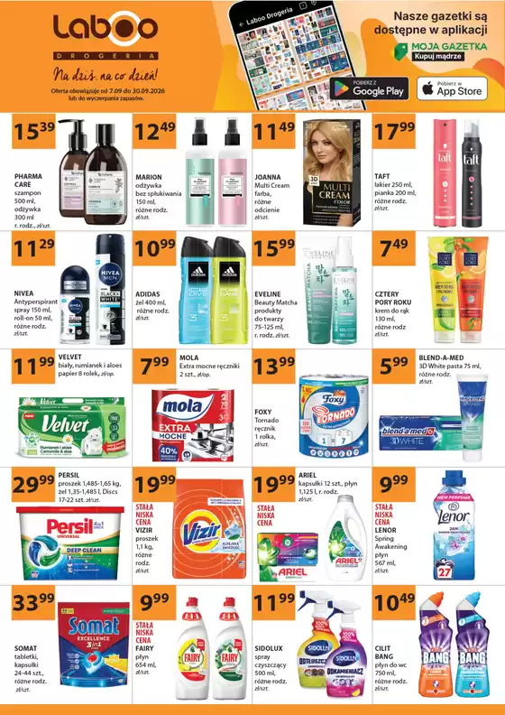 Katalog Drogerie Laboo | Na dziś na co dzień! | 2026-09-07T00:00:00.000Z - 2026-09-30T00:00:00.000Z