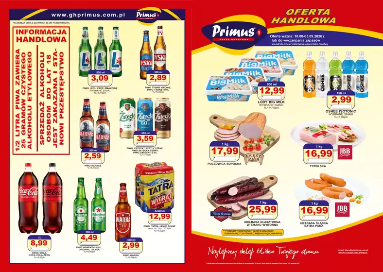 Katalog Primus | Oferta handlowa | 2026-09-01T00:00:00.000Z - 2026-09-05T00:00:00.000Z