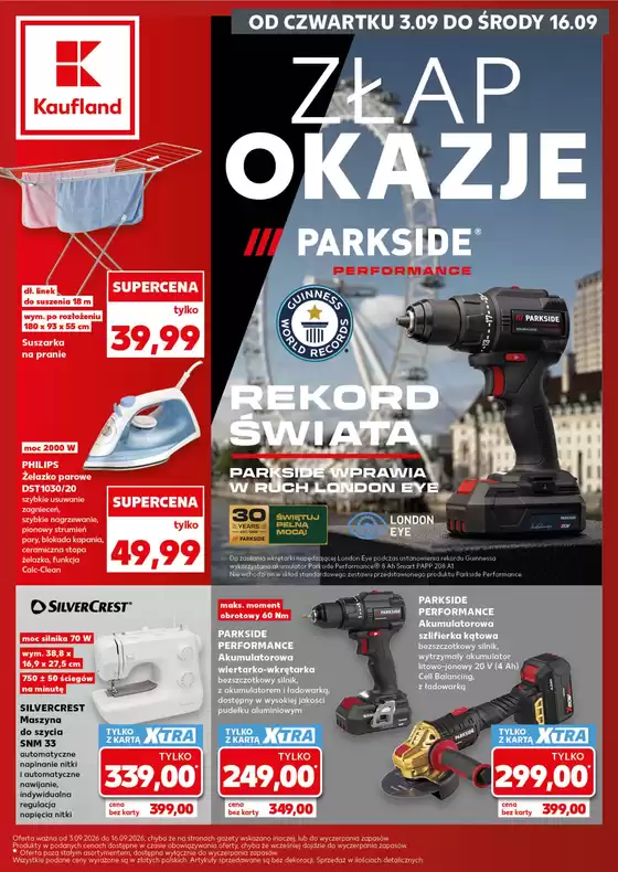 Katalog Kaufland | Kaufland Non food ważne do 16.09 | 2026-09-03T00:00:00.000Z - 2026-09-16T00:00:00.000Z