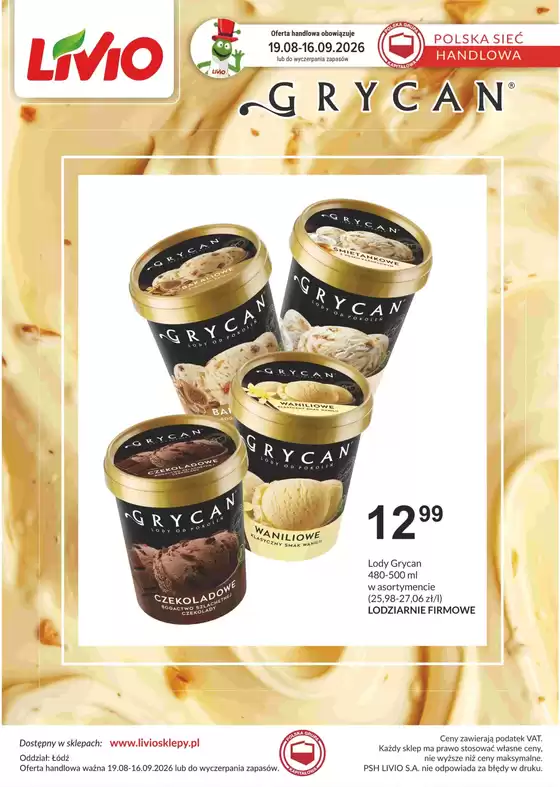 Katalog Livio | Nasze najlepsze oferty dla Ciebie | 2026-08-19T00:00:00.000Z - 2026-09-16T00:00:00.000Z