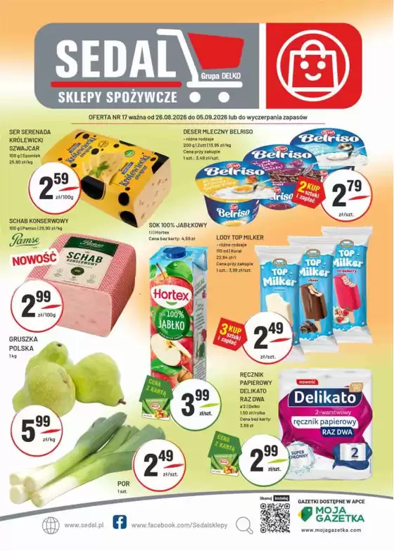 Katalog Sedal | Sedal gazetka | 2026-08-26T00:00:00.000Z - 2026-09-05T00:00:00.000Z