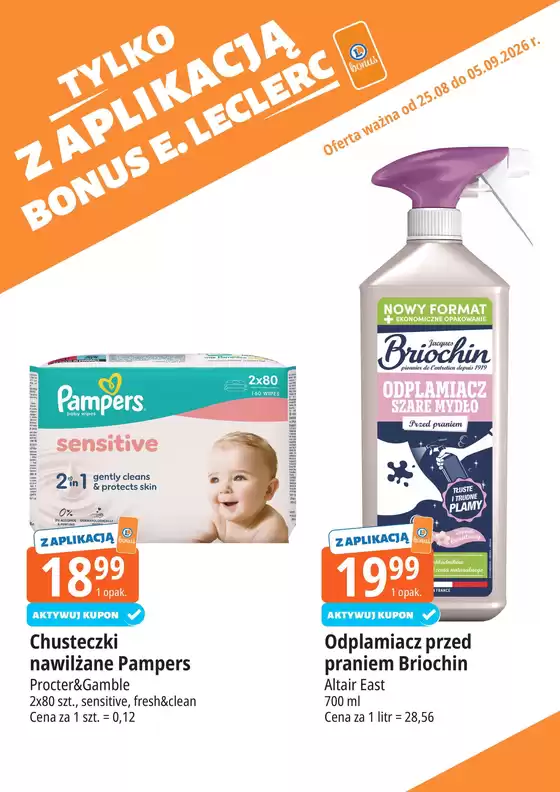 Katalog E.Leclerc w: Besko | Nasze najlepsze oferty dla Ciebie | 2026-08-25T00:00:00.000Z - 2026-09-05T00:00:00.000Z