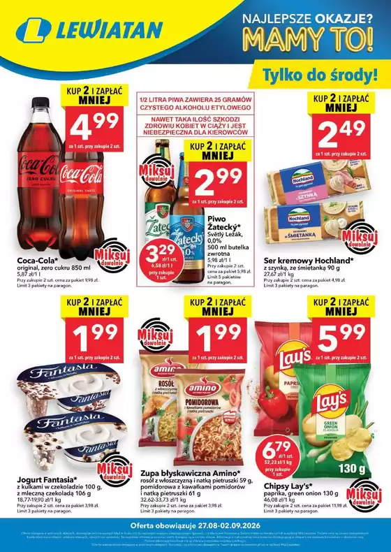 Katalog Lewiatan w: Żabno | Najlepsze oferty dla wszystkich łowców okazji | 2026-08-27T00:00:00.000Z - 2026-09-02T00:00:00.000Z