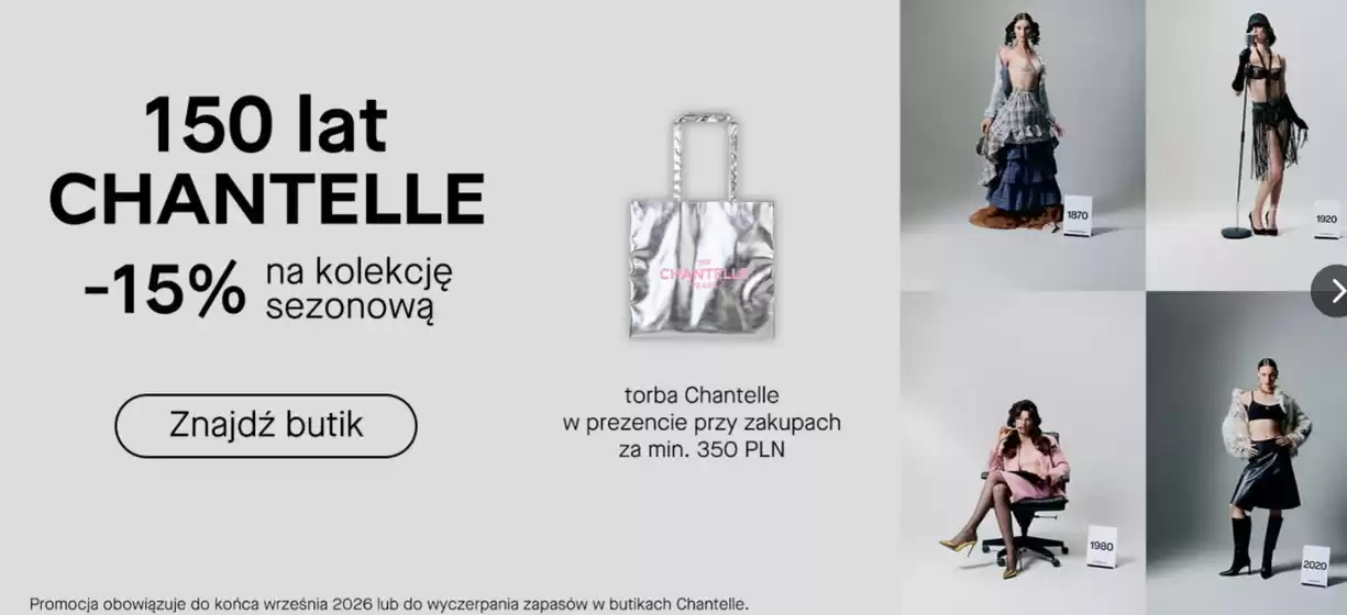 Katalog Chantelle | - 15 % | 2026-09-02T00:00:00.000Z - 2026-09-30T00:00:00.000Z