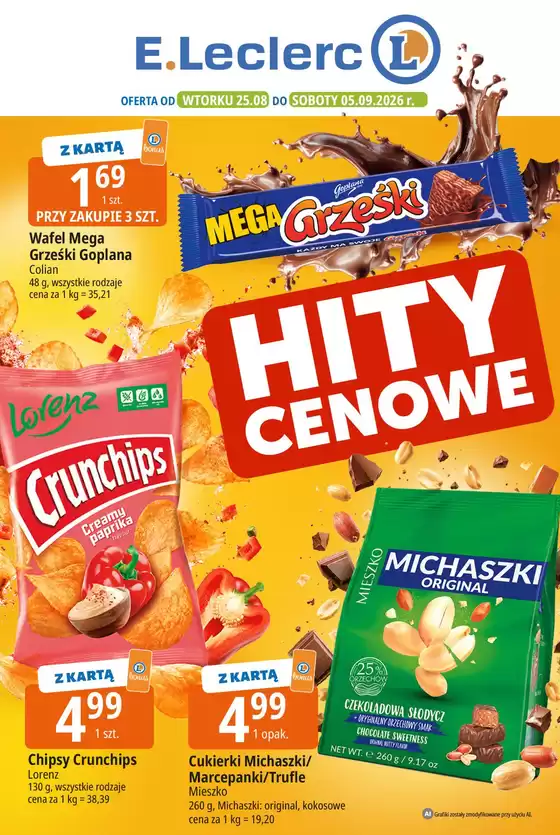 Katalog E.Leclerc | Oferty dla łowców okazji | 2026-08-25T00:00:00.000Z - 2026-09-05T00:00:00.000Z