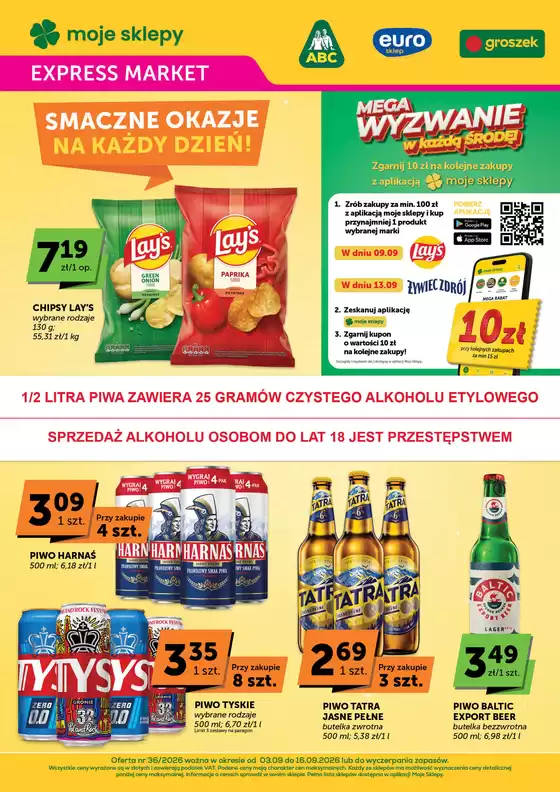 Katalog Groszek | Świetna oferta dla wszystkich klientów | 2026-09-03T00:00:00.000Z - 2026-09-09T00:00:00.000Z