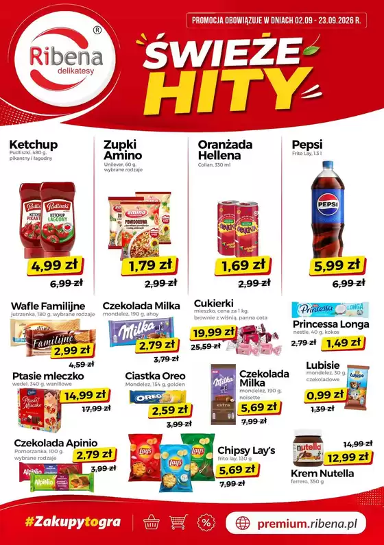Katalog Delikatesy Ribena | Delikatesy Ribena gazetka | 2026-09-02T00:00:00.000Z - 2026-09-23T00:00:00.000Z