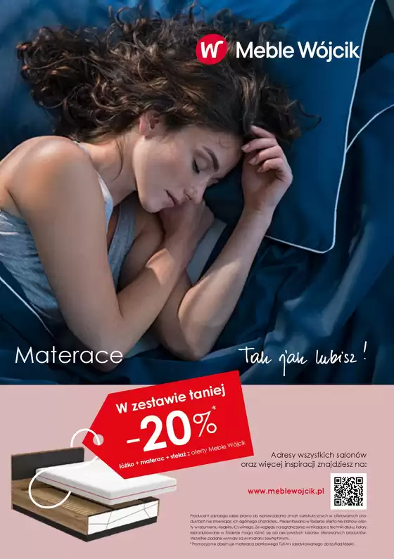 Katalog Meble Wójcik | V3 Ulotka materace A5 | 2026-09-03T00:00:00.000Z - 2026-09-17T00:00:00.000Z