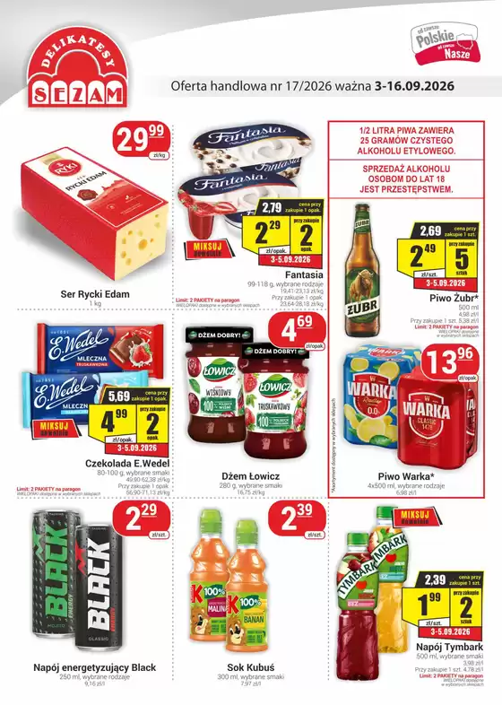 Katalog Nasz Sklep w: Narama | Aktualne oferty i promocje | 2026-09-03T00:00:00.000Z - 2026-09-16T00:00:00.000Z
