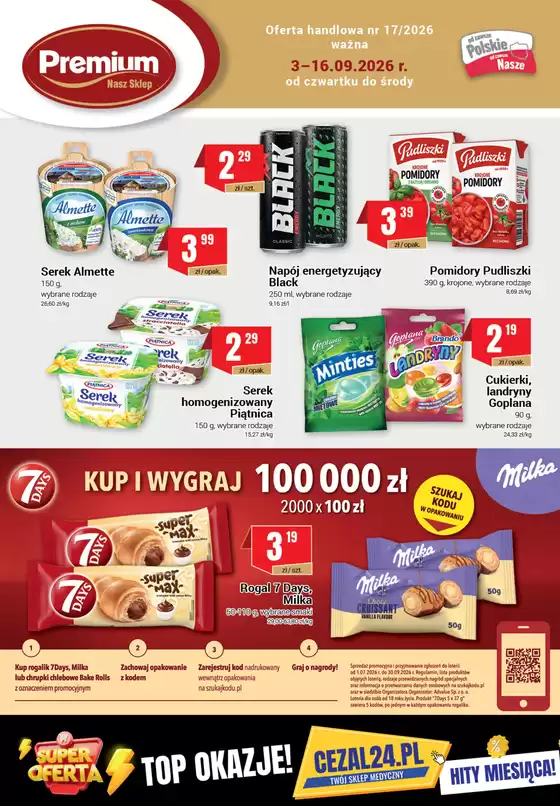 Katalog Nasz Sklep w: Zduny | Nasze najlepsze okazje | 2026-09-03T00:00:00.000Z - 2026-09-16T00:00:00.000Z