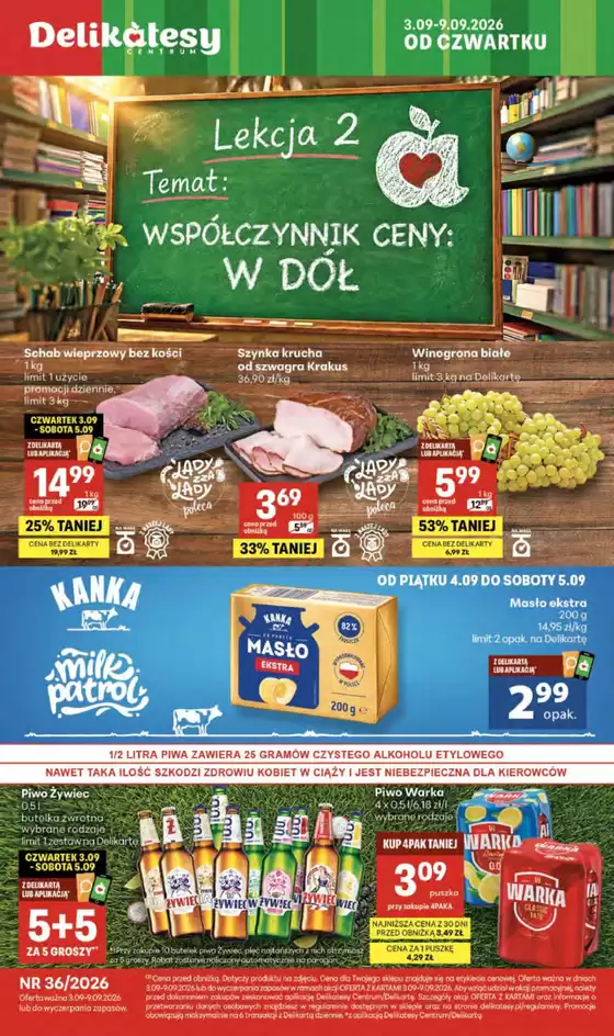 Katalog Delikatesy Centrum w: Radomyśl Wielki | Aktualne oferty i promocje | 2026-09-03T00:00:00.000Z - 2026-09-09T00:00:00.000Z