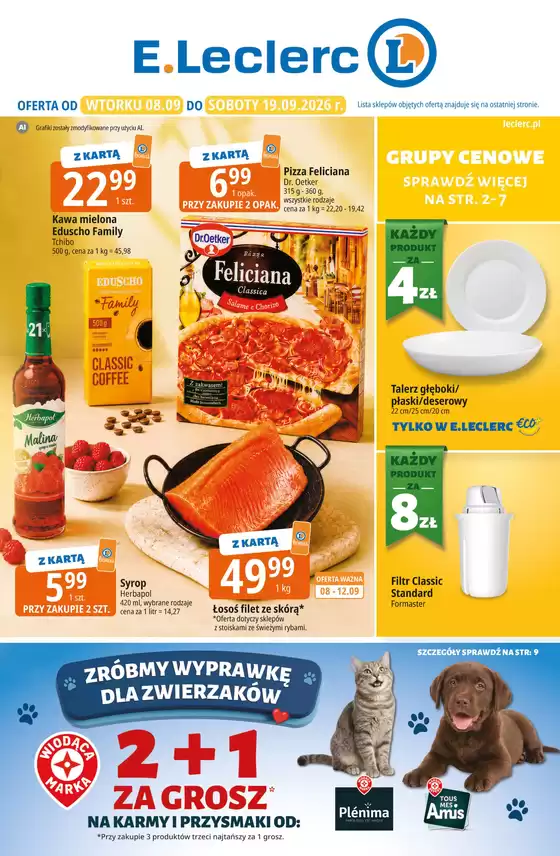 Katalog E.Leclerc w: Katowice | Aktualne oferty i promocje | 2026-09-08T00:00:00.000Z - 2026-09-19T00:00:00.000Z