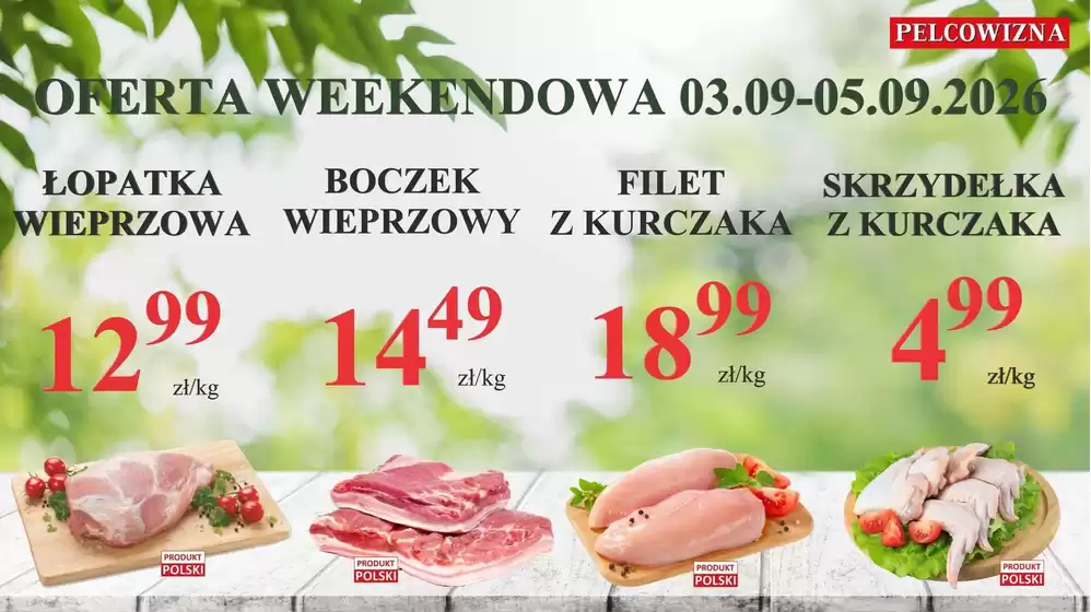 Katalog Pelcowizna | Atrakcyjne oferty specjalne dla wszystkich | 2026-09-03T00:00:00.000Z - 2026-09-05T00:00:00.000Z