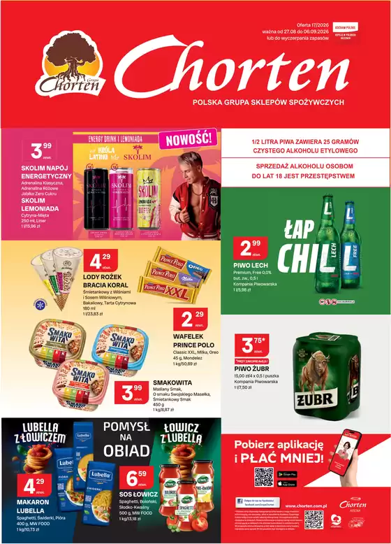 Katalog Chorten w: Winnica | Plakat spożywczy 17 Ciechanów | 2026-08-27T00:00:00.000Z - 2026-09-06T00:00:00.000Z