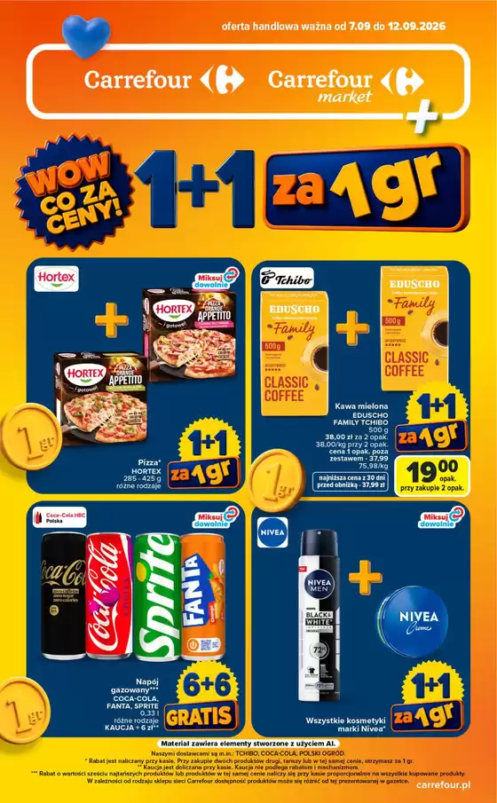 Katalog Carrefour Market | Gazetka Carrefour Market WOW co za ceny | 2026-09-06T00:00:00.000Z - 2026-09-12T00:00:00.000Z