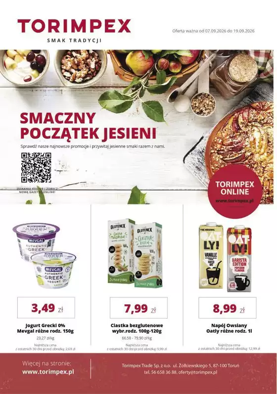 Katalog Torimpex w: Katowice | Torimpex gazetka | 2026-09-07T00:00:00.000Z - 2026-09-19T00:00:00.000Z