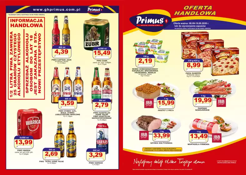 Katalog Primus | Primus gazetka | 2026-09-08T00:00:00.000Z - 2026-09-19T00:00:00.000Z