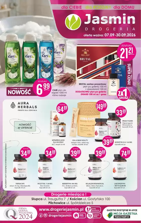 Katalog Jaśmin | Jaśmin gazetka | 2026-09-07T00:00:00.000Z - 2026-09-30T00:00:00.000Z