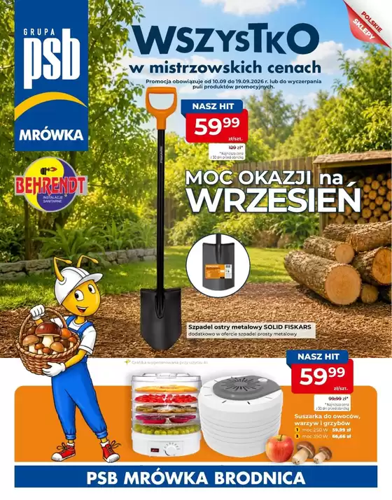 Katalog PSB Mrówka | Szeroki wybór ofert | 2026-09-10T00:00:00.000Z - 2026-09-19T00:00:00.000Z