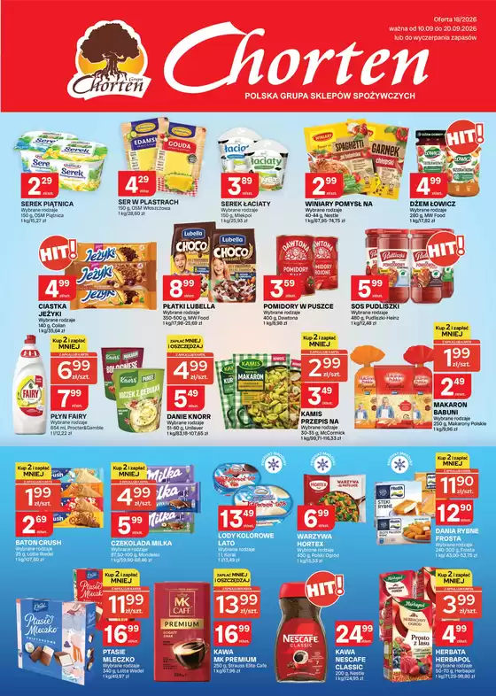 Katalog Chorten | Południe gazetka 18 mała | 2026-09-10T00:00:00.000Z - 2026-09-20T00:00:00.000Z