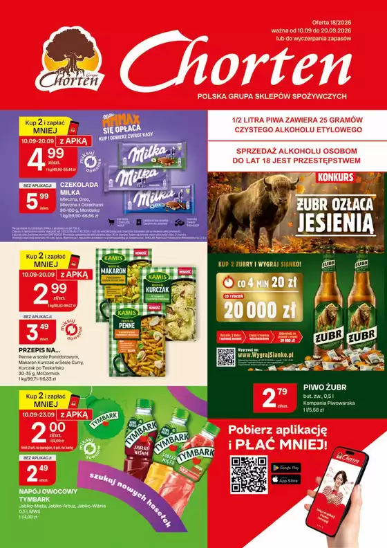 Katalog Chorten w: Skierniewice | Gazetka 18 regiony typ 2 2026 09 04 092854 | 2026-09-03T00:00:00.000Z - 2026-10-02T00:00:00.000Z