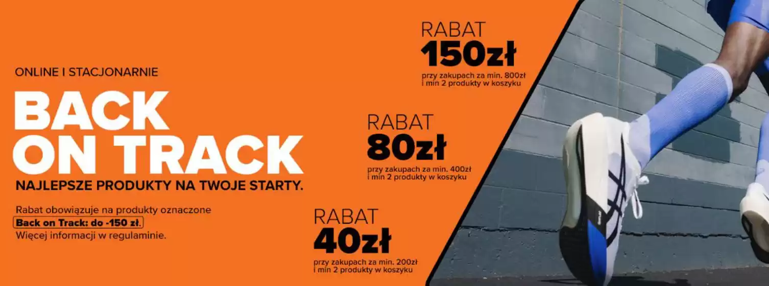 Katalog Sklep Biegacza | Back on track  | 2026-09-08T00:00:00.000Z - 2026-09-27T00:00:00.000Z