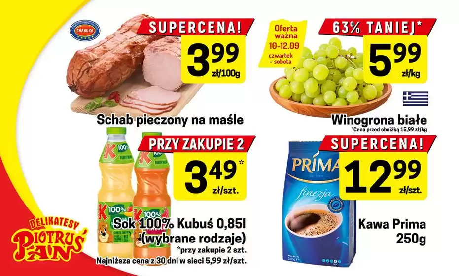 Katalog Delikatesy Piotruś Pan | Najlepsze oferty dla oszczędnych | 2026-09-10T00:00:00.000Z - 2026-09-12T00:00:00.000Z