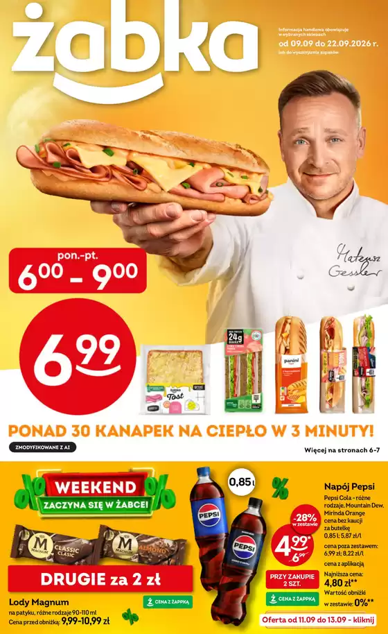 Katalog Żabka | Nowe oferty do odkrycia | 2026-09-09T00:00:00.000Z - 2026-09-22T00:00:00.000Z