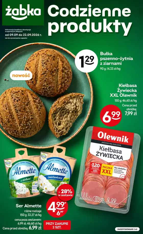 Katalog Żabka | Aktualne promocje specjalne | 2026-09-09T00:00:00.000Z - 2026-09-22T00:00:00.000Z