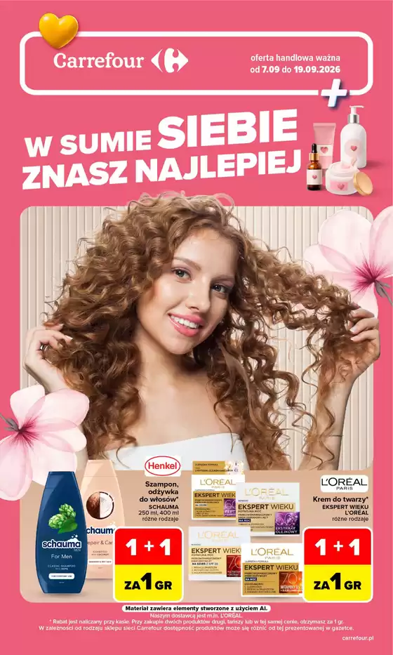 Katalog Carrefour | Gazetka Carrefour w SUMIE siebie znasz najlepiej | 2026-09-06T00:00:00.000Z - 2026-09-19T00:00:00.000Z