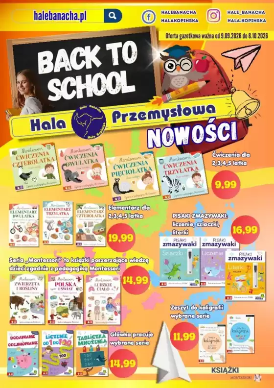 Katalog Hale Banacha | Back to school | 2026-09-09T00:00:00.000Z - 2026-10-08T00:00:00.000Z