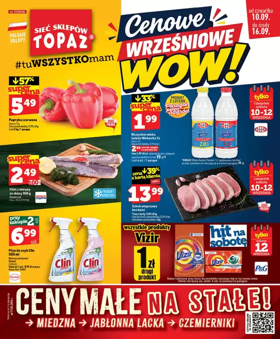 Katalog Topaz | Najlepsze oferty i rabaty | 2026-09-10T00:00:00.000Z - 2026-09-16T00:00:00.000Z