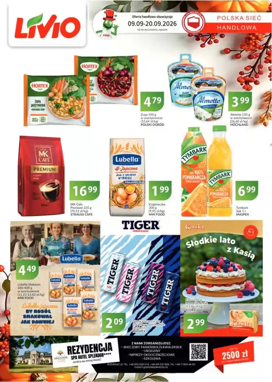Katalog Livio | Najlepsze oferty dla oszczędnych | 2026-09-09T00:00:00.000Z - 2026-09-20T00:00:00.000Z