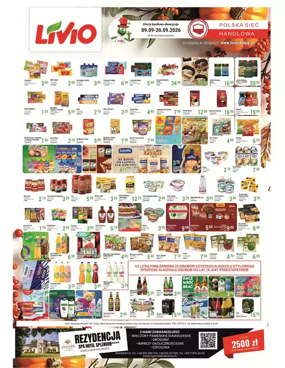 Katalog Livio | Oszczędzaj teraz dzięki naszym ofertom | 2026-09-09T00:00:00.000Z - 2026-09-20T00:00:00.000Z