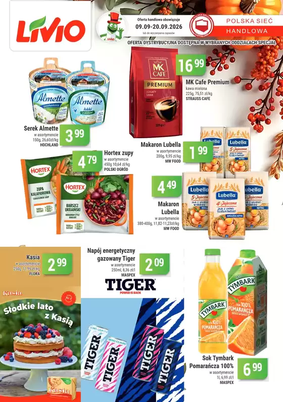 Katalog Livio | Najlepsze oferty i rabaty | 2026-09-09T00:00:00.000Z - 2026-09-20T00:00:00.000Z