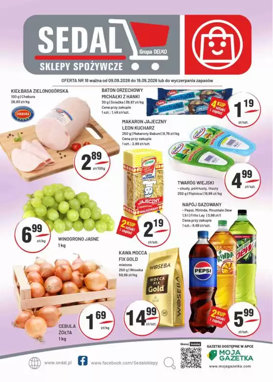 Katalog Sedal w: Adamówka | Sedal gazetka | 2026-09-09T00:00:00.000Z - 2026-09-19T00:00:00.000Z