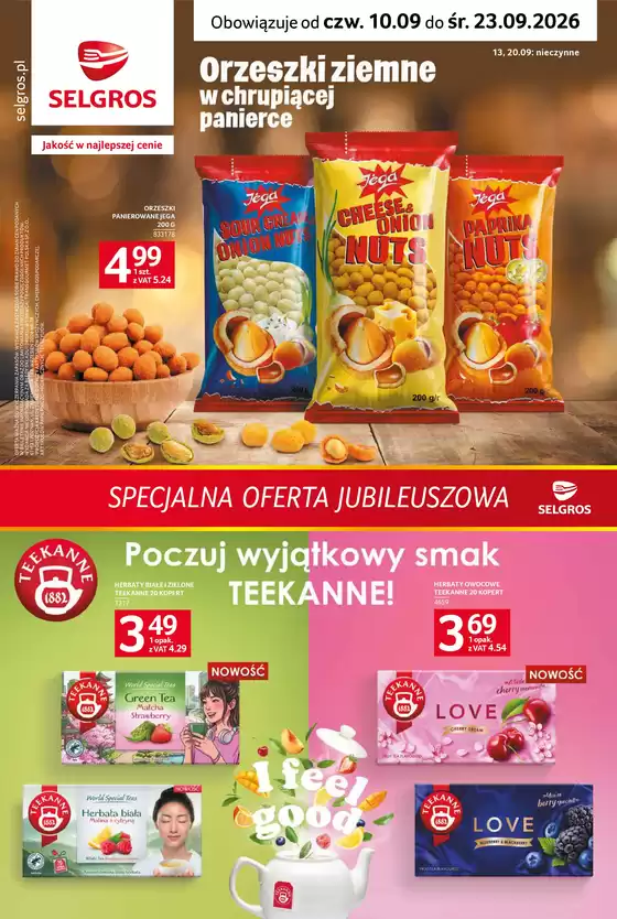 Katalog Selgros | Specjalna Oferta Jubileuszowa | 2026-09-10T00:00:00.000Z - 2026-09-23T00:00:00.000Z
