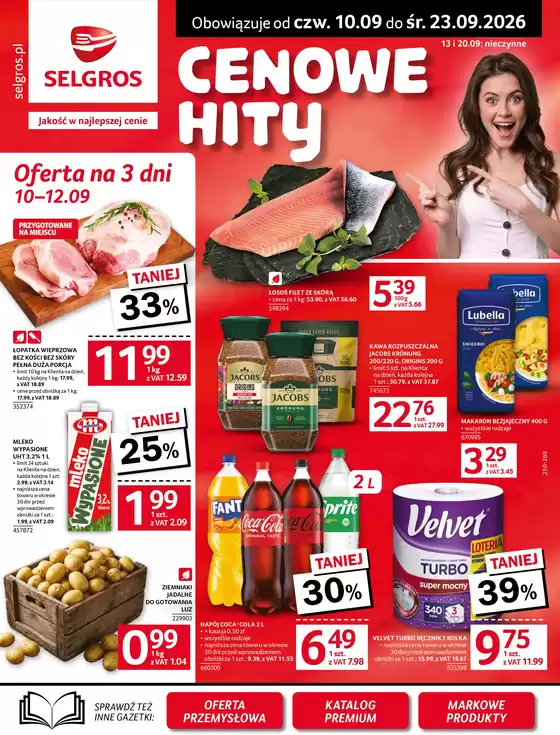 Katalog Selgros | Oferta spożywcza | 2026-09-10T00:00:00.000Z - 2026-09-23T00:00:00.000Z
