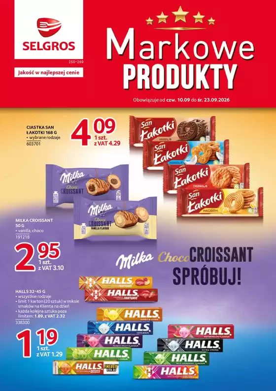 Katalog Selgros | Katalog Markowe Produkty | 2026-09-10T00:00:00.000Z - 2026-09-23T00:00:00.000Z